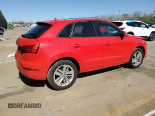 2018 Audi Q3 Premium with VIN WA1ECCFS7JR030191, listed as a Copart auction lot 52541035 with 82,903 mi miles and Salvage title. Bid and sale history available at DreamBid. Image 3.
