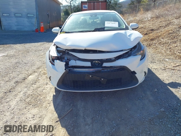 2020 Toyota Corolla LE with VIN JTDEPRAE8LJ103827, listed as a IAAI auction lot 41878687 with 92,584 mi miles and . Bid and sale history available at DreamBid. Image 13.