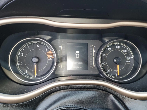 2016 Jeep Cherokee Altitude with VIN 1C4PJMCB4GW144870, listed as a Copart auction lot 44693985 with 128,694 mi miles and Salvage Title. Bid and sale history available at carsss.com. Image 9.