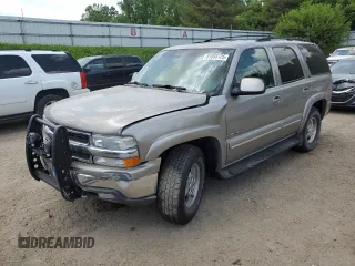 2001 Chevrolet Tahoe LT z VIN 1GNEK13T01J169398, wystawiony jako Copart lot #61058125 z przebiegiem 269 492 mil mil oraz Czysty tytuł • Clean title. Historia ofert i sprzedaży dostępna na DreamBid. Obrazek 1.