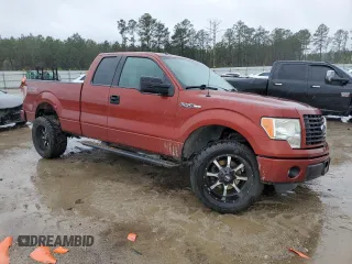 2014 Ford F-150 XL with VIN 1FTFX1CF4EKF31936, listed as a Copart auction lot 46917435 with 144,012 mi miles and Salvage Title. Bid and sale history available at carsss.com. Image 4.