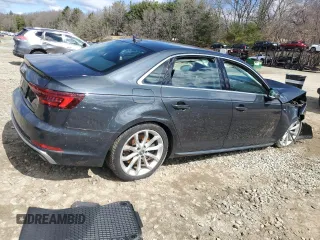 2019 Audi A4 Premium Plus с VIN WAUENAF45KN020643, выставлен на аукционе Copart как лот 50687695 с пробегом Не указан миль и Списание • Salvage title. История ставок и продаж доступна на DreamBid. Изображение 3.