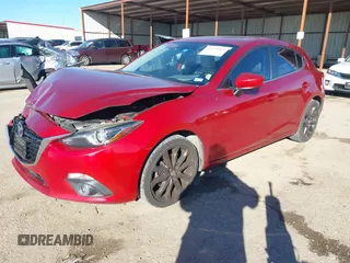 2015 Mazda 3 S Grand Touring with VIN JM1BM1M39F1254039, listed as a IAAI auction lot 41225054 with 87,597 mi miles and . Bid and sale history available at DreamBid. Image 2.