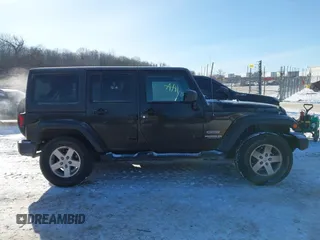 2017 Jeep Wrangler Unlimited Sport with VIN 1C4BJWDG0HL629476, listed as a IAAI auction lot 41408256 with 109,447 mi miles. Bid and sale history available at carsss.com. Image 13.