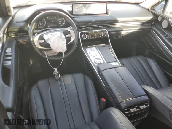 2021 Genesis GV80 with VIN KMUHB4SB2MU062837, listed as a Copart auction lot 79848464 with 61,294 mi miles and Salvage title. Bid and sale history available at DreamBid. Image 8.