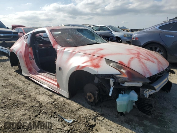 2015 Nissan 370Z with VIN JN1AZ4EH2FM442315, listed as a Copart auction lot 49625524 with 0 mi miles. Bid and sale history available at carsss.com. Image 4.