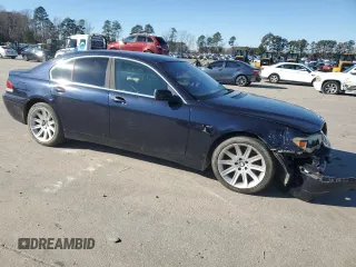 2003 BMW 7 Series 745i z VIN WBAGL63433DP63566, wystawiony jako Copart lot #87365424 z przebiegiem 167 697 mil mil oraz Szkoda całkowita • Salvage title. Historia ofert i sprzedaży dostępna na DreamBid. Obrazek 4.