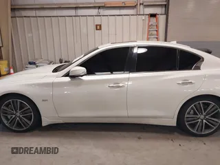 2016 Infiniti Q50 3.0t Premium with VIN JN1EV7APXGM303157, listed as a IAAI auction lot 41292630 with 108,876 mi miles. Bid and sale history available at carsss.com. Image 13.