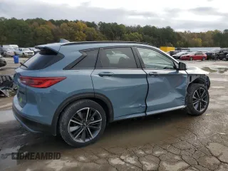 2024 Infiniti QX50 Sport with VIN 3PCAJ5FA2RF107869, listed as a Copart auction lot 82900624 with 545 mi miles and Salvage title. Bid and sale history available at DreamBid. Image 3.
