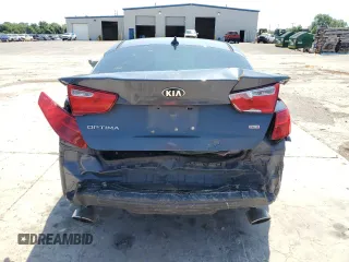 2015 Kia Optima LX with VIN 5XXGM4A78FG437595, listed as a Copart auction lot 56953215 with 217,522 mi miles and Salvage title. Bid and sale history available at DreamBid. Image 6.