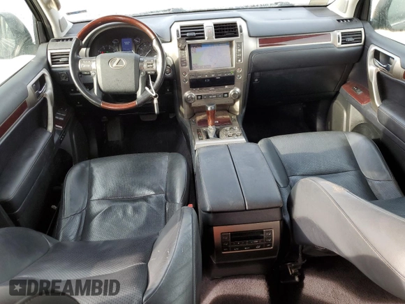 2019 Lexus GX with VIN JTJJM7FX5K5219254, listed as a Copart auction lot 42675534 with 130,800 mi miles and Salvage Title. Bid and sale history available at carsss.com. Image 8.