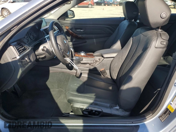 2014 BMW 4 Series 435i with VIN WBA3R1C55EK191486, listed as a Copart auction lot 64141605 with 59,568 mi miles and Salvage title. Bid and sale history available at DreamBid. Image 7.