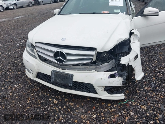 2012 Mercedes-Benz C 300 Sport with VIN WDDGF8BB7CR240081, listed as a IAAI auction lot 42654194 with 50,428 mi miles and . Bid and sale history available at DreamBid. Image 6.