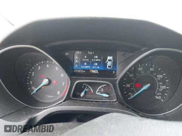 2018 Ford Focus SE with VIN 1FADP3F26JL212866, listed as a IAAI auction lot 42627026 with 211,072 mi miles and . Bid and sale history available at DreamBid. Image 7.