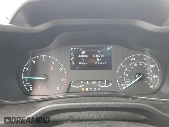 2022 Ford Transit Connect XL with VIN NM0LS7S25N1506243, listed as a Copart auction lot 54228555 with 117,575 mi miles and Clean title. Bid and sale history available at DreamBid. Image 9.