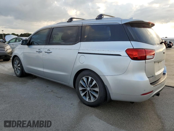 2016 Kia Sedona SX with VIN KNDMC5C1XG6135360, listed as a Copart auction lot 73844084 with Not Provided miles and Salvage Title. Bid and sale history available at carsss.com. Image 2.
