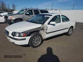 2004 Volvo S60 with VIN YV1RS61T742316173, listed as a Copart auction lot 47857165 with 154,508 mi miles and Salvage Title. Bid and sale history available at carsss.com. Image 1.