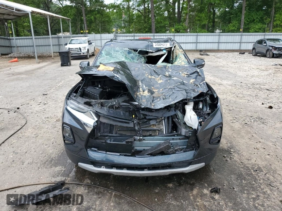 2020 Chevrolet Blazer LT z VIN 3GNKBBRA6LS589568, wystawiony jako Copart lot #54864375 z przebiegiem Nie podano mil oraz Szkoda całkowita • Salvage title. Historia ofert i sprzedaży dostępna na DreamBid. Obrazek 5.