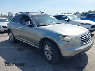 2006 Infiniti FX with VIN JNRAS08U06X100766, listed as a IAAI auction lot 41758147 with 191,414 mi miles. Bid and sale history available at carsss.com. Image 1.