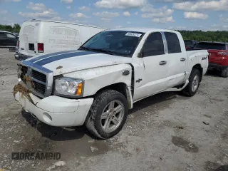 2007 Dodge Dakota with VIN 1D7HE28P07S265071, listed as a Copart auction lot 60628275 with 193,204 mi miles and Salvage title. Bid and sale history available at DreamBid. Image 1.