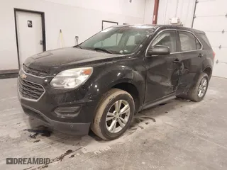 2017 Chevrolet Equinox LS with VIN 2GNALBEK4H1599333, listed as a IAAI auction lot 41845974 with 107,763 mi miles. Bid and sale history available at carsss.com. Image 2.