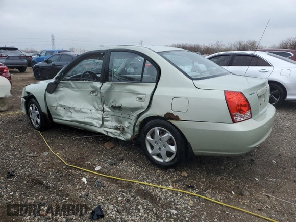 2004 Hyundai Elantra GLS z VIN KMHDN46D14U861749, wystawiony jako Copart lot #52625215 z przebiegiem 130 063 mil mil oraz Szkoda całkowita • Salvage title. Historia ofert i sprzedaży dostępna na DreamBid. Obrazek 2.