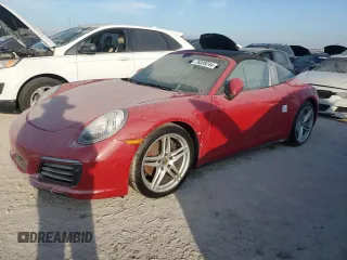 2017 Porsche 911 4 with VIN WP0BA2A99HS132236, listed as a Copart auction lot 76339244 with 0 mi miles and Non Repairable. Bid and sale history available at carsss.com. Image 1.