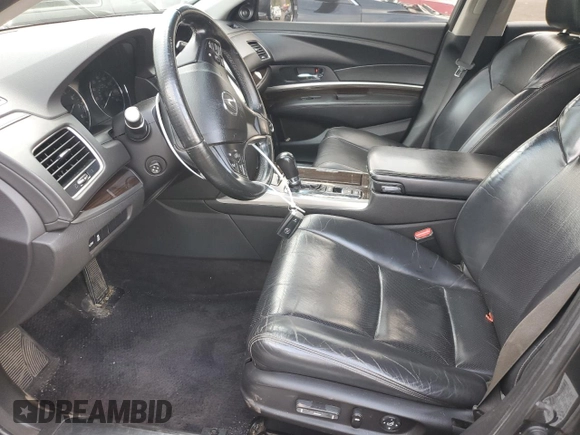 2014 Acura RLX Tech Pkg with VIN JH4KC1F54EC000323, listed as a Copart auction lot 72689144 with 0 mi miles and Salvage Title. Bid and sale history available at carsss.com. Image 7.
