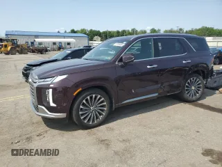 2023 Hyundai Palisade Calligraphy z VIN KM8R7DGE0PU606179, wystawiony jako Copart lot #57758465 z przebiegiem 21 039 mil mil oraz Szkoda całkowita • Salvage title. Historia ofert i sprzedaży dostępna na DreamBid. Obrazek 1.