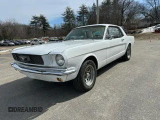 1966 Ford Mustang z VIN 6R07A196382, wystawiony jako Copart lot #49233695 z przebiegiem 23 927 mil mil oraz Nie do naprawy. Historia ofert i sprzedaży dostępna na DreamBid. Obrazek 1.