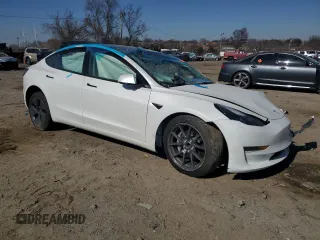 2023 Tesla Model 3 with VIN 5YJ3E1EA4PF566177, listed as a Copart auction lot 48504015 with Not Provided miles and Clean Title. Bid and sale history available at DreamBid. Image 4.