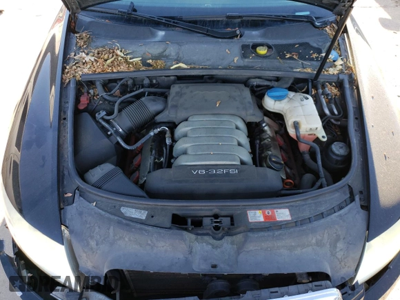 2007 Audi A6 3.2L with VIN WAUDH74F17N104623, listed as a Copart auction lot 80537904 with 123,152 mi miles and Salvage Title. Bid and sale history available at carsss.com. Image 11.
