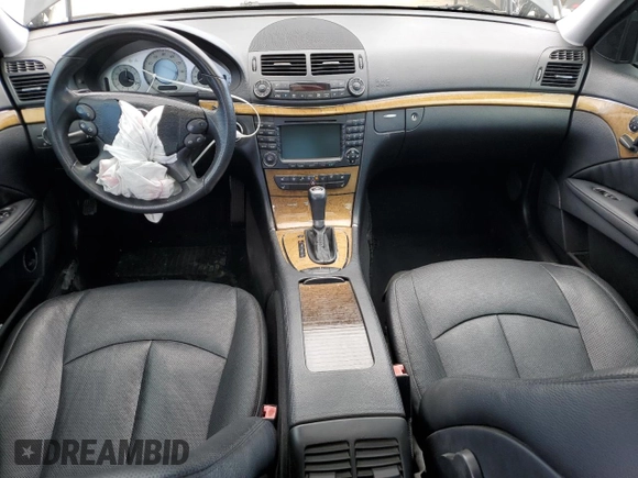2008 Mercedes-Benz E-Class Sport 5.5L with VIN WDBUF72X48B328801, listed as a Copart auction lot 52808095 with 91,850 mi miles and Salvage Title. Bid and sale history available at carsss.com. Image 8.