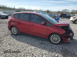 2017 Ford C-Max SE with VIN 1FADP5AU2HL117185, listed as a Copart auction lot 50400125 with 90,133 mi miles and Salvage Title. Bid and sale history available at carsss.com. Image 4.