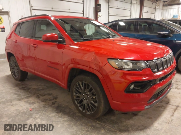 2022 Jeep Compass High Altitude with VIN 3C4NJDCBXNT182369, listed as a IAAI auction lot 41489803 with 17,093 mi miles and . Bid and sale history available at DreamBid. Image 1.