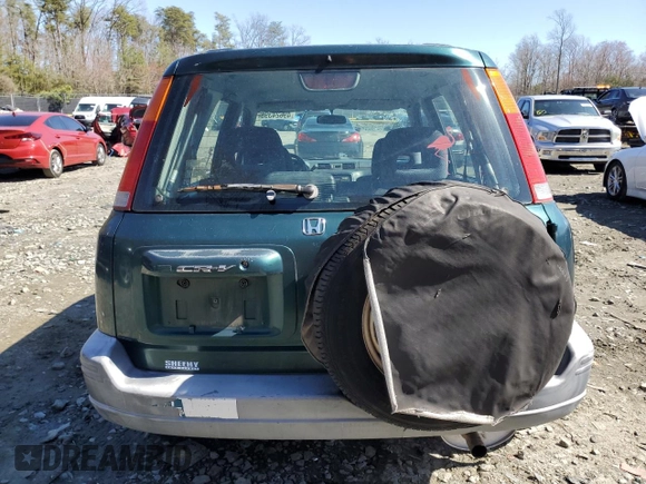 2001 Honda CR-V LX with VIN JHLRD28471S012931, listed as a Copart auction lot 49624395 with 206,957 mi miles and Salvage Title. Bid and sale history available at carsss.com. Image 6.