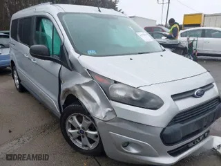 2014 Ford Transit Connect Wagon XLT with VIN NM0GE9F77E1155359, listed as a IAAI auction lot 41793813 with 175,183 mi miles. Bid and sale history available at carsss.com. Image 1.