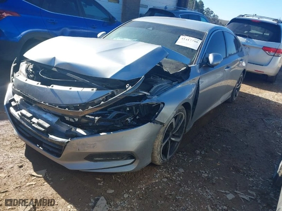 2019 Honda Accord Sedan Sport 1.5T with VIN 1HGCV1F38KA155478, listed as a IAAI auction lot 41417790 with 92,977 mi miles. Bid and sale history available at carsss.com. Image 2.