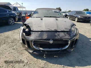 2014 Jaguar F-Type V6 with VIN SAJWA6E75E8K03346, listed as a Copart auction lot 69998944 with Not Provided miles and Salvage Title. Bid and sale history available at DreamBid. Image 5.