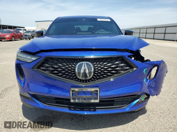 2022 Acura MDX w/A-Spec Package with VIN 5J8YE1H02NL041977, listed as a Copart auction lot 54224465 with 54,585 mi miles and Salvage title. Bid and sale history available at DreamBid. Image 5.