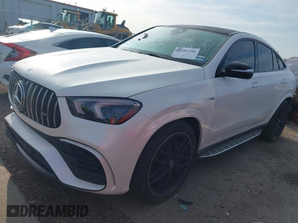 2022 Mercedes-Benz GLE 63 S AMG with VIN 4JGFD8KB2NA767714, listed as a IAAI auction lot 42359544 with 55,544 mi miles and . Bid and sale history available at DreamBid. Image 19.