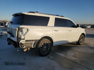 2021 Ford Expedition Max Limited with VIN 1FMJK1KT6MEA84230, listed as a Copart auction lot 42206045 with 75,696 mi miles and Salvage title. Bid and sale history available at DreamBid. Image 3.