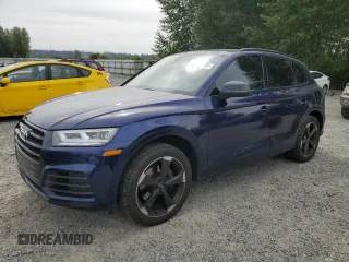 2019 Audi SQ5 Premium Plus with VIN WA1B4AFY8K2001947, listed as a Copart auction lot 65294065 with 50,504 mi miles and Salvage title. Bid and sale history available at DreamBid. Image 1.