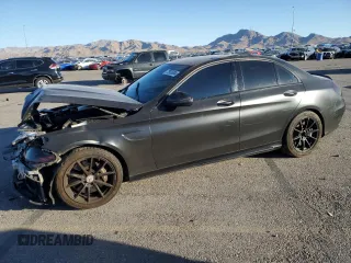 2017 Mercedes-Benz C 63 AMG with VIN 55SWF8GB9HU205956, listed as a Copart auction lot 72935004 with 81,191 mi miles and Salvage title. Bid and sale history available at DreamBid. Image 1.