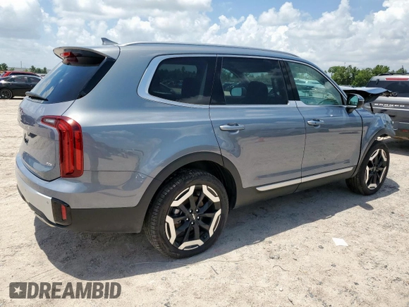 2024 Kia Telluride S z VIN 5XYP6DGC2RG543796, wystawiony jako Copart lot #61414285 z przebiegiem 5 339 mil mil oraz Szkoda całkowita • Salvage title. Historia ofert i sprzedaży dostępna na DreamBid. Obrazek 3.