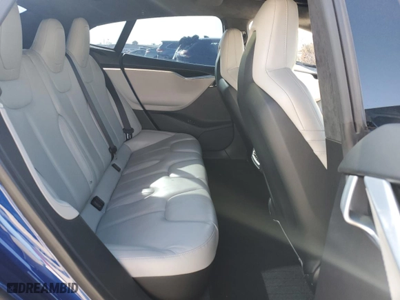 2015 Tesla Model S 85D with VIN 5YJSA1E20FF112975, listed as a Copart auction lot 85968134 with 146188 miles and Salvage Title. Bid and sale history available at carsss.com. Image 10.