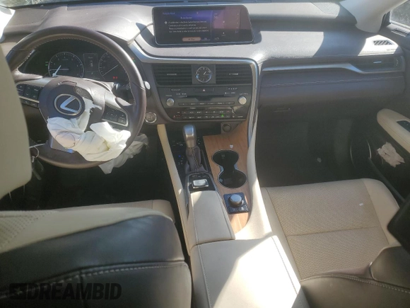 2019 Lexus RX with VIN JTJDZKCA9K2016466, listed as a Copart auction lot 86510614 with 52,064 mi miles and Salvage Title. Bid and sale history available at carsss.com. Image 8.