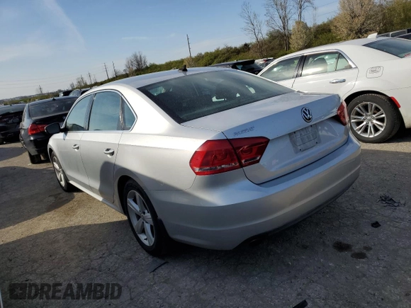 2013 Volkswagen Passat SE with VIN 1VWBH7A30DC131501, listed as a Copart auction lot 47934544 with 202,619 mi miles and Salvage Title. Bid and sale history available at carsss.com. Image 2.