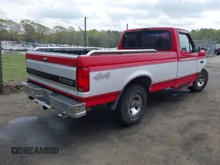 1996 Ford F-150 with VIN 1FTEF14H3TLA99183, listed as a IAAI auction lot 41958926 with 223,150 mi miles. Bid and sale history available at carsss.com. Image 4.