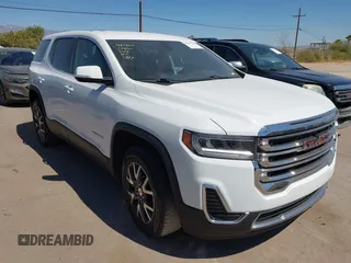 2020 GMC Acadia SLE with VIN 1GKKNKLA1LZ227373, listed as a IAAI auction lot 41852128 with 65,297 mi miles and . Bid and sale history available at carsss.com. Image 1.